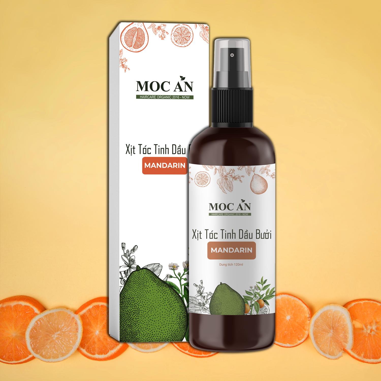 [BMA120] Xịt Bưởi Tinh Dầu Vỏ Quýt [120ML] Mộc Ân Haircare