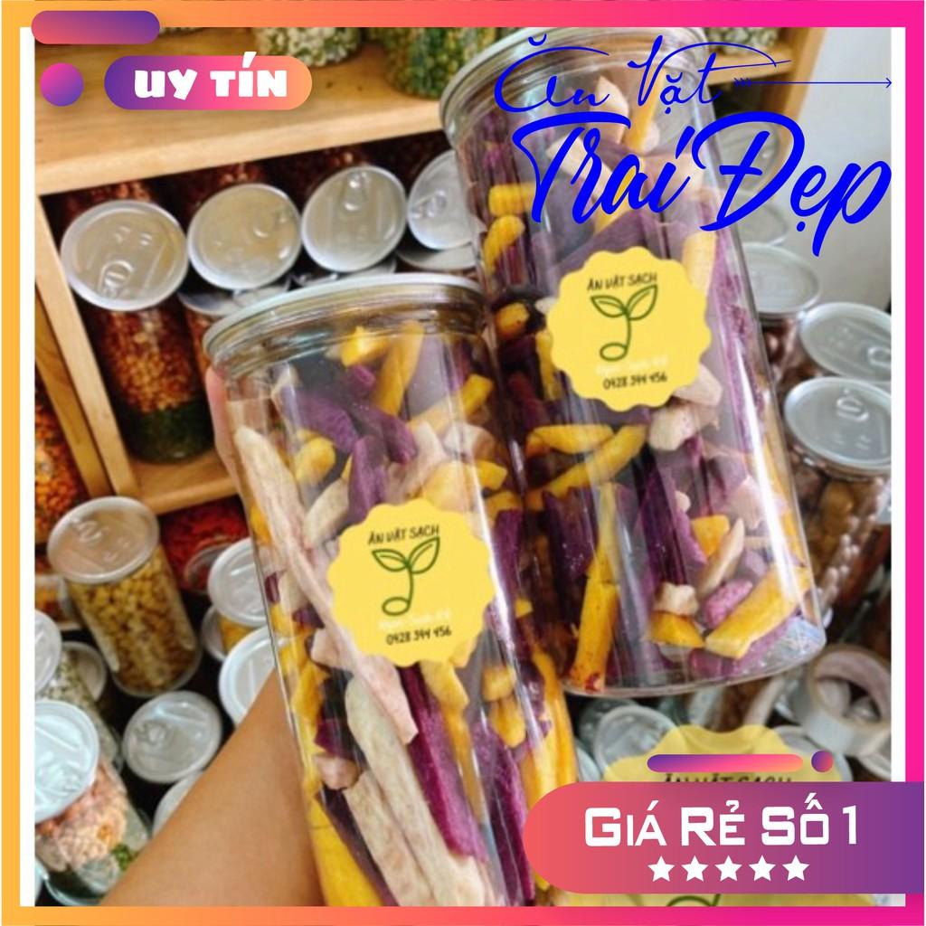 Khoai Lang Cọng Mix 3 Loại hủ Pet 300g - Trai Đẹp Snac