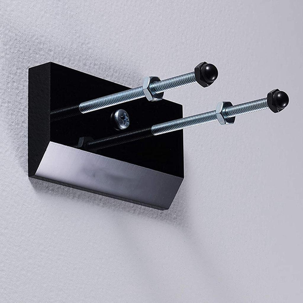 2pcs Skateboard Wall Mount Hanger Skis Snowboard Display Storage Holder