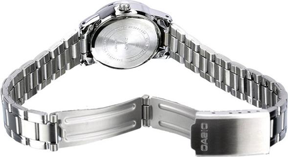 Đồng Hồ Nữ Dây Thép Không Gỉ Casio LTP-V002D-7AUDF (25mm) - Trắng