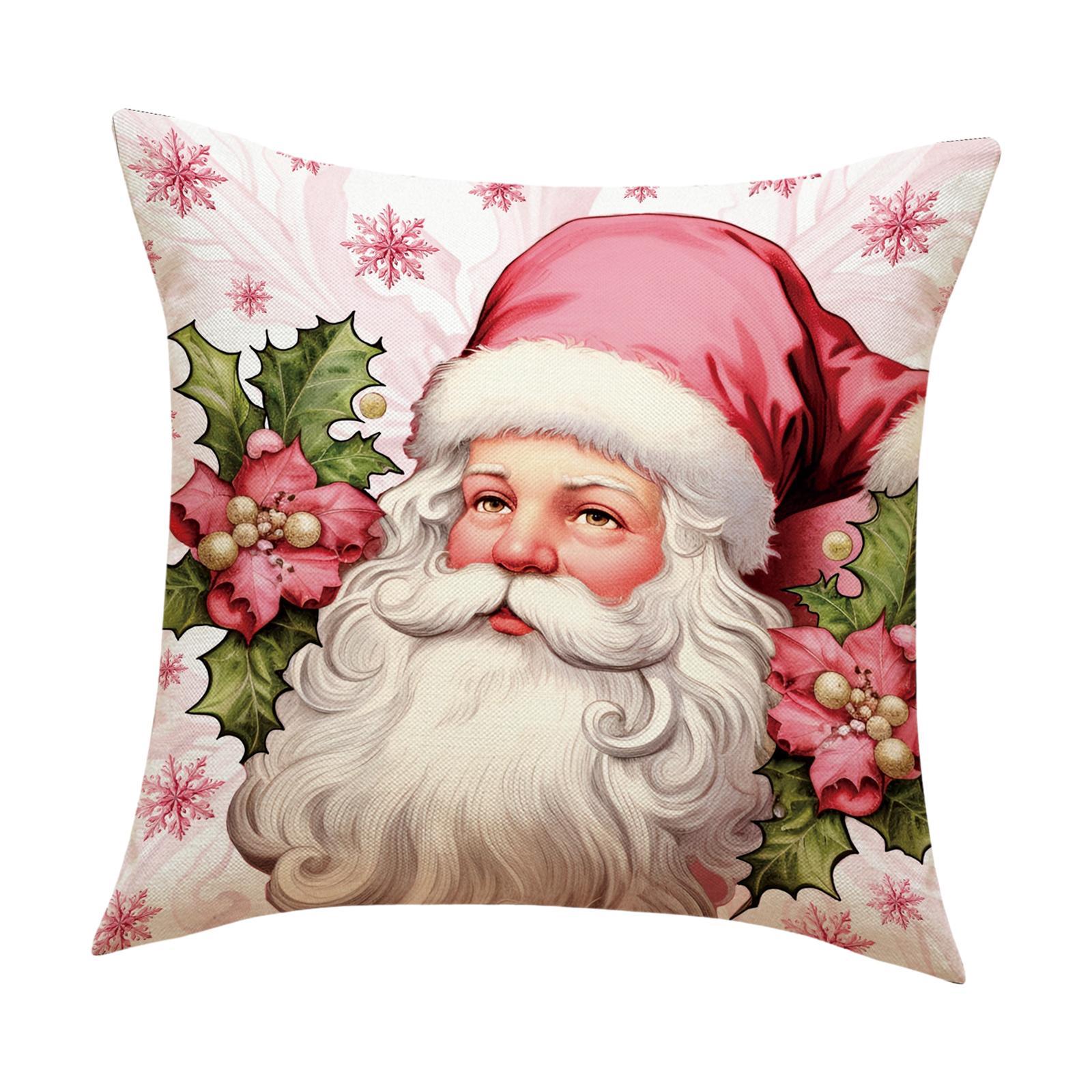 Christmas Throw Pillow Covers Throw Pillows Cases for New Year Farmhouse Bed