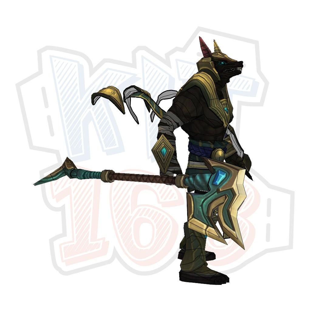 Mô hình giấy Game Liên minh huyền thoại Nasus - the Curator of the Sands - League of Legends