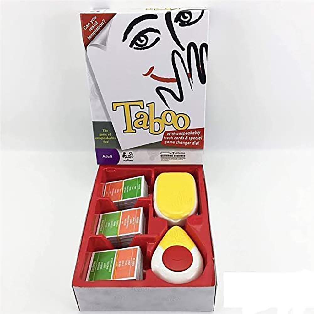 img Bộ White Taboo Board Game phiên bản mới Tiếng Anh trò chơi giải trí nhóm bạn