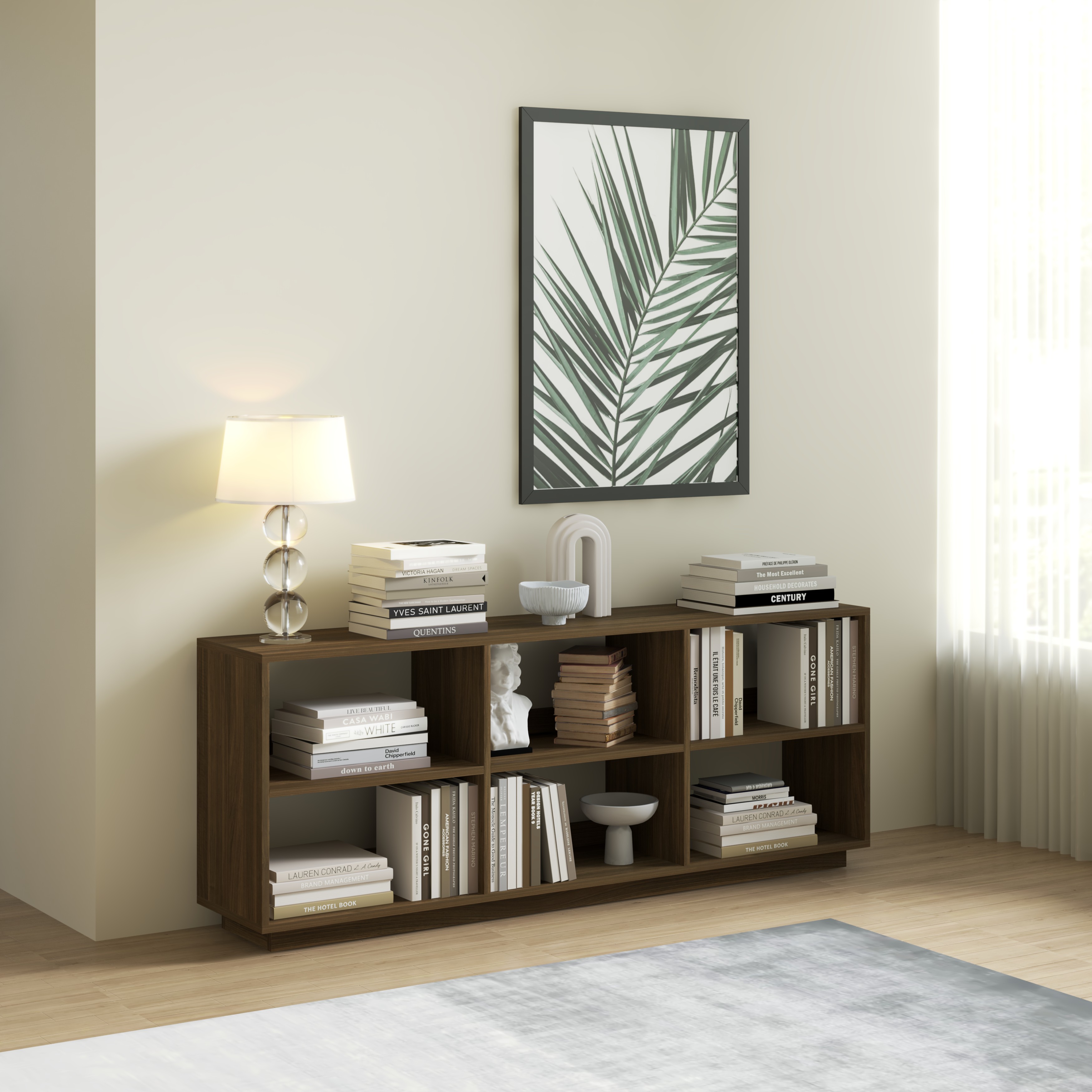 [Happy Home Furniture] ZANE , Kệ sách 2x3 ,160cm x 32cm x 62cm ( DxRxC), KSA_034