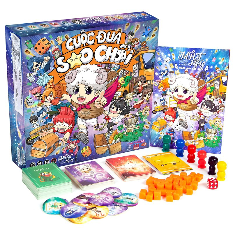 Bộ Trò Chơi Cuộc Đua Sao Chổi, Board Game Lớp Học Mật Ngữ