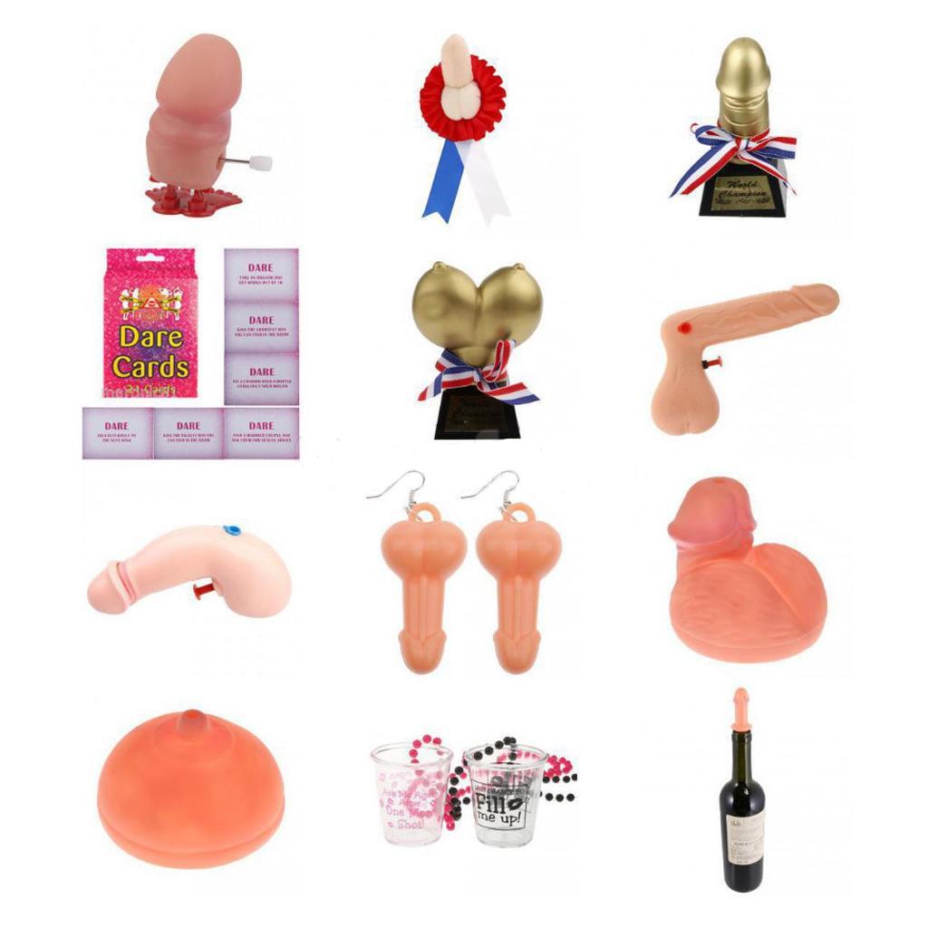 3x Penis Wind Up Jumping Pecker Joke Gag Prank Hen Party Favors Accessories