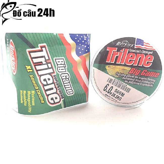 Cước câu cá Trilene x12 tàng hình 500m cước mỹ - Đồ Câu 24h