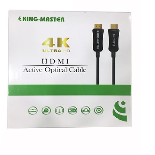 Cable HDMI Kingmaster 2.0 ( 10m) Active Optical KH 254, CÁP HDMI CÁP QUANG CHUẨN 2.0-HÀNG CHÍNH HÃNG