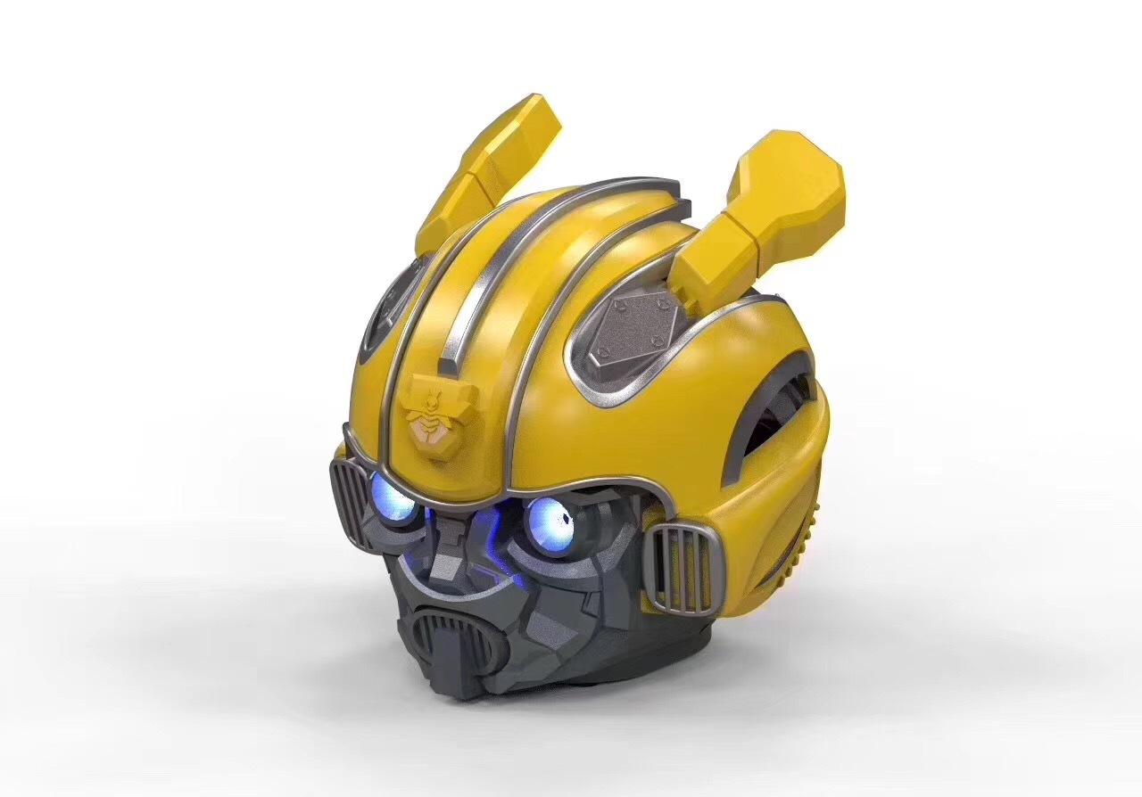 Loa Bluetooth không dây Bumblebee di động, loa loa siêu loa siêu trầm có khối lượng lớn, hỗ trợ phát lại TF Color: iron Man