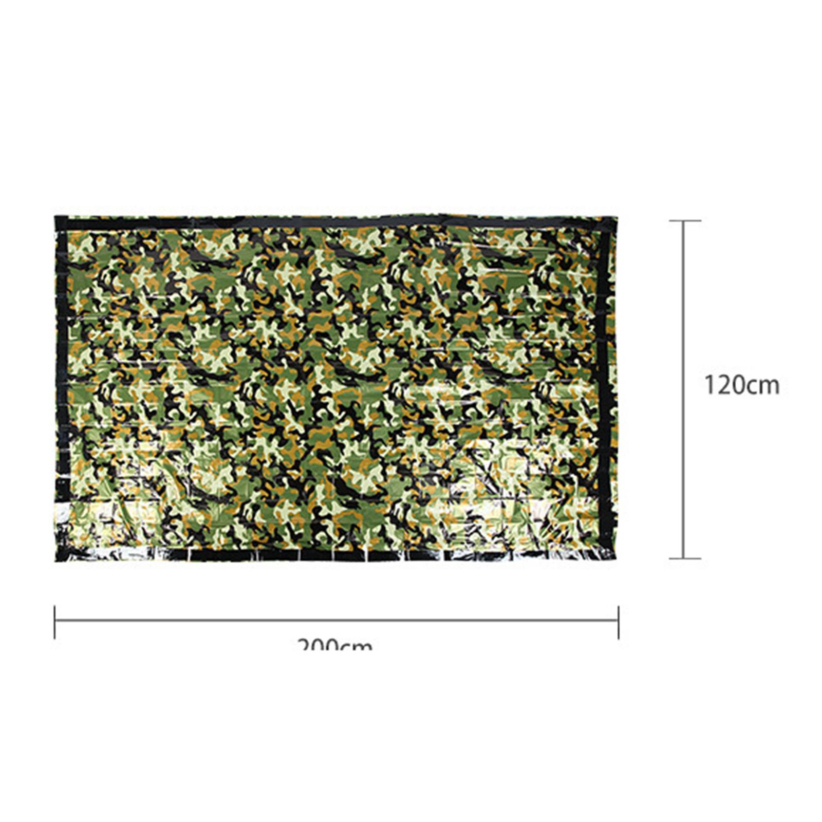 Portable Emergency Sleeping Bag, Survival PE Aluminum Film Sleep Blanket, Lightweight Waterproof Thermal Bivvy Sleeping Bag