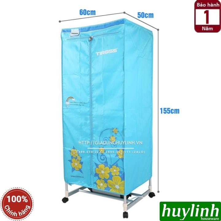 Máy Sấy Quần Áo Tiross TS882 (1500W) - Xanh Dương - Hàng chính hãng