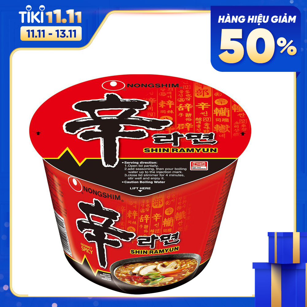 Mì Shin Ăn Liền NONGSHIM Hàn Quốc Tô 114G