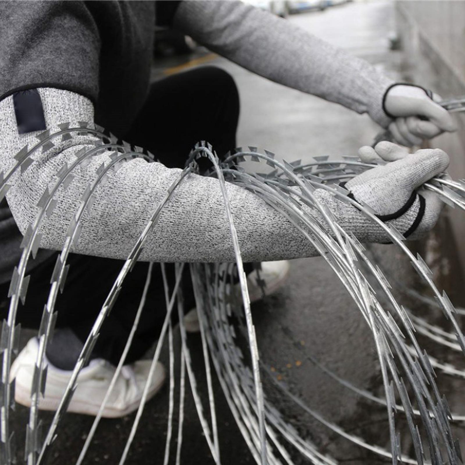 3x Cut Resistant Sleeves Level 5 Protection,Arm Sleeve Cutproof for Garding