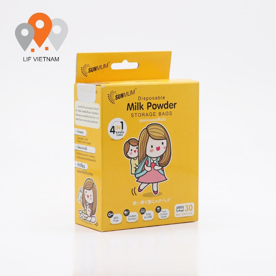 Túi Đựng Sữa Bột Dùng 1 Lần Cho Bé - SunMum Powder Milk Bags