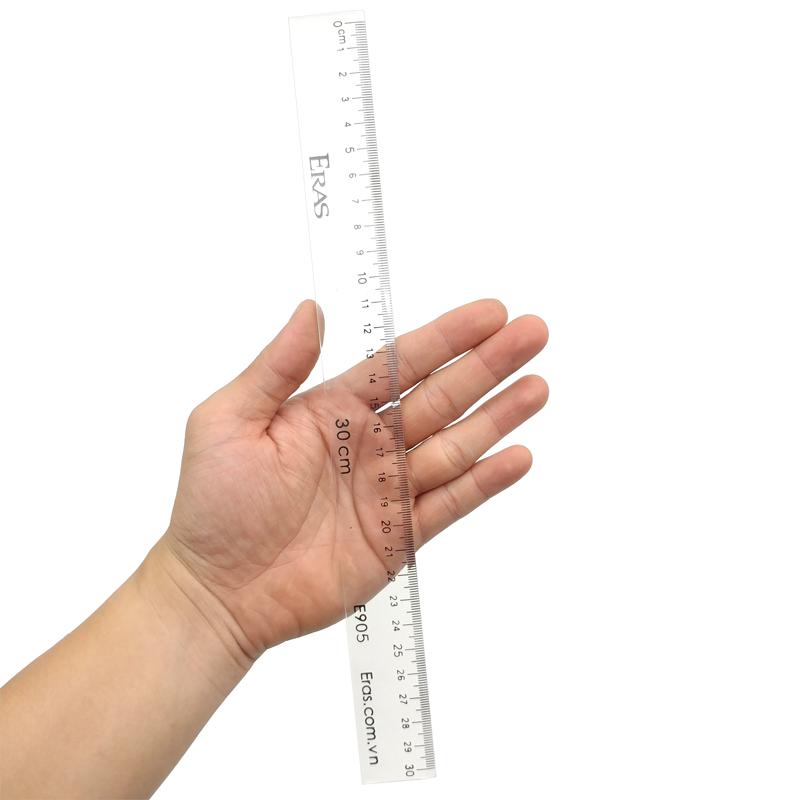Bộ 5 Thước Kẻ Trắng 30 cm - Eras E905