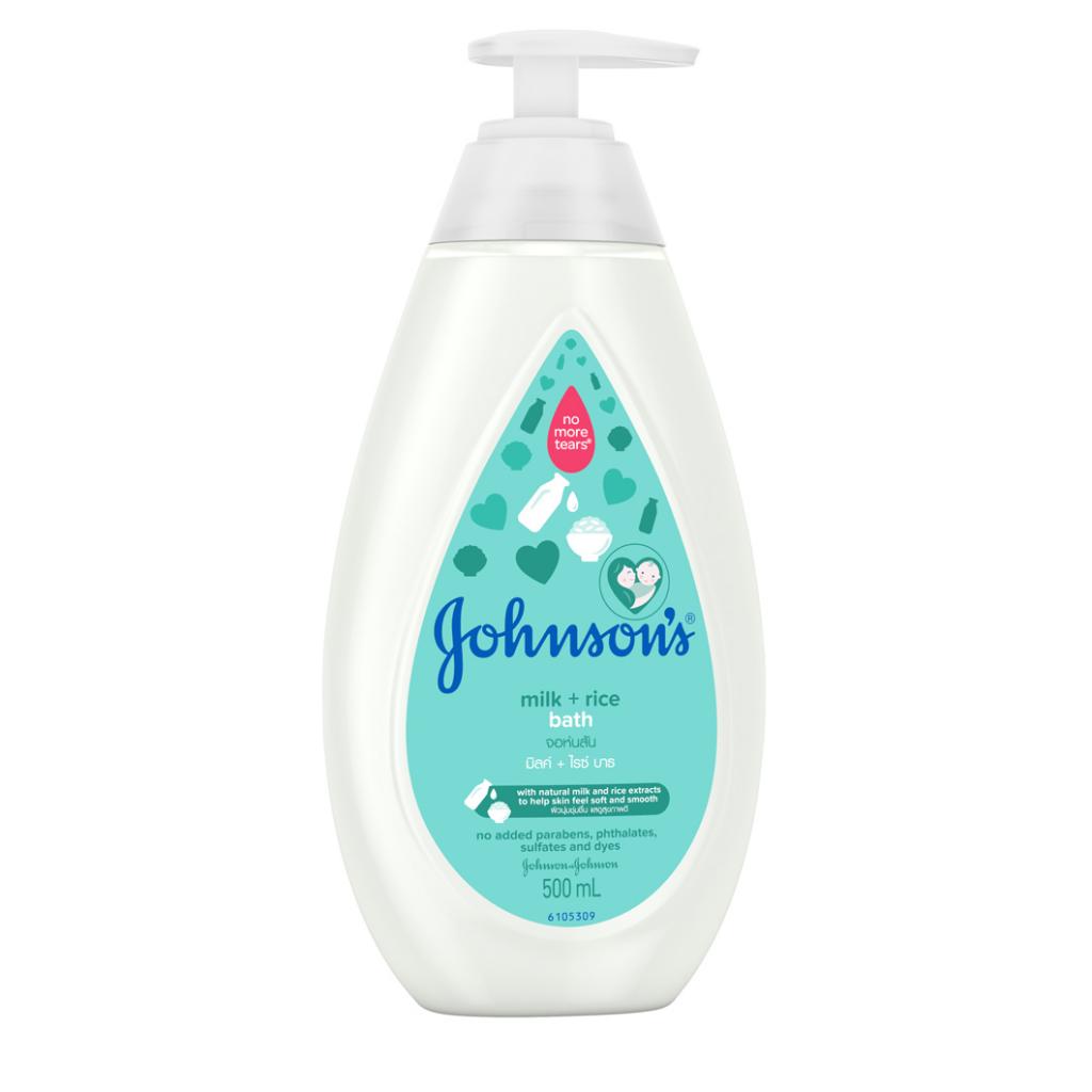 Sữa tắm Johnson's Baby chứa sữa và gạo (500ml)