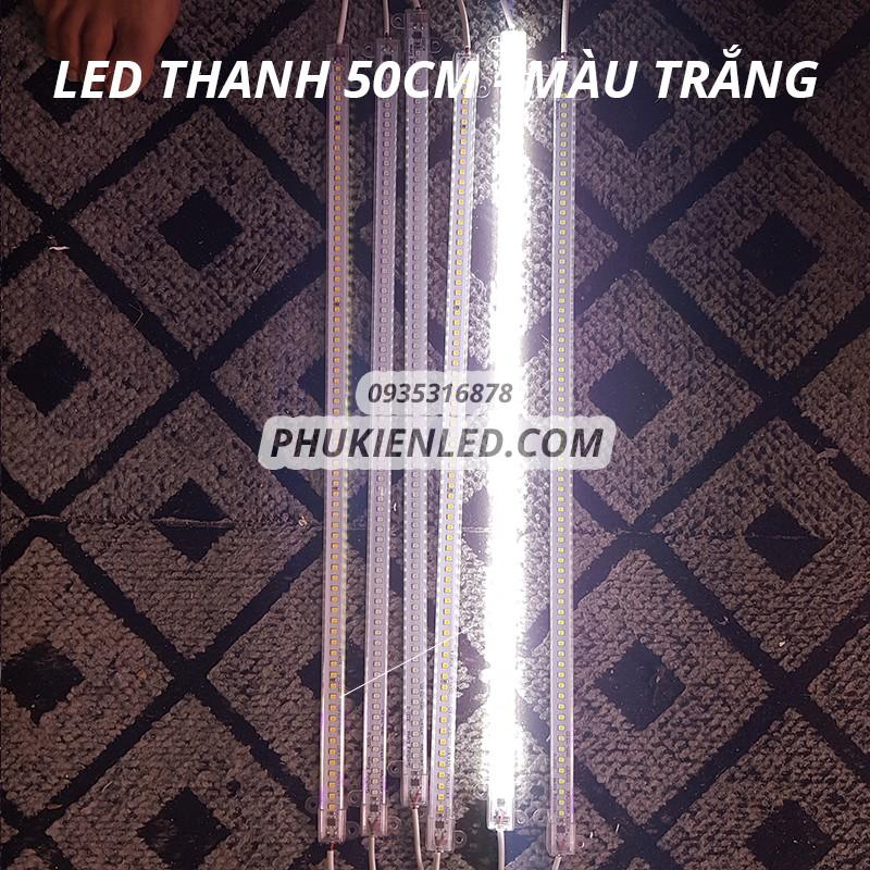 LED THANH NGUỒN 220V - ĐƠN SẮC - RGB ĐỔI MÀU - LED THANH COB