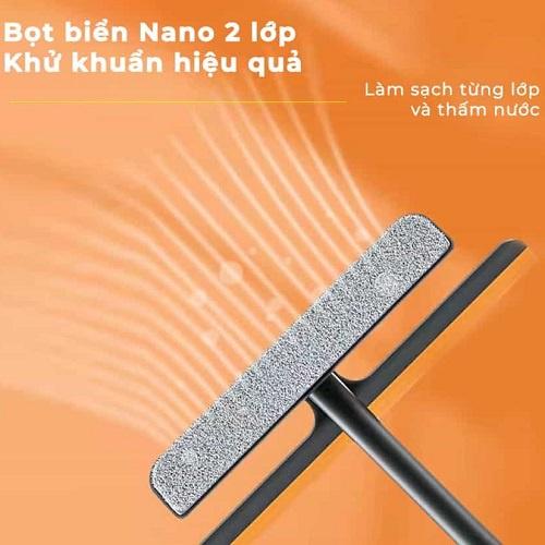 Cây Lau Kính Thông Minh 3In1 Lau Kính Gạt Nước Xoay 360 Độ Cầm Tay Tiện Lợi