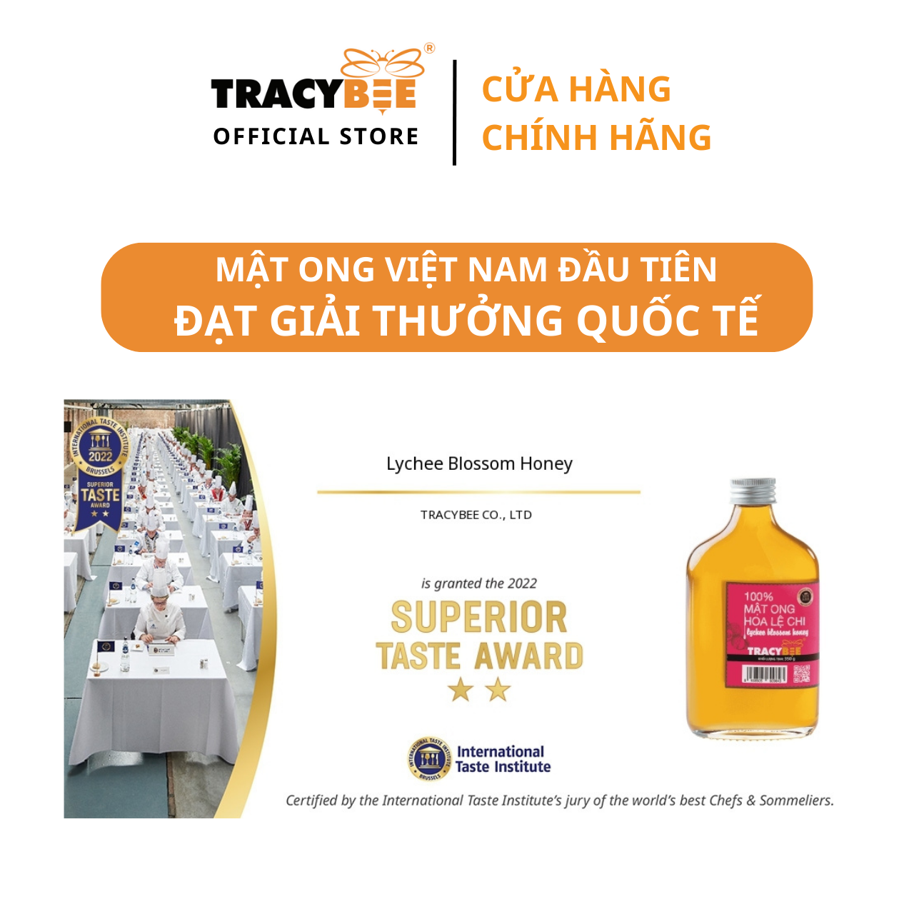 Mật ong hoa lệ chi Tracybee 350gr