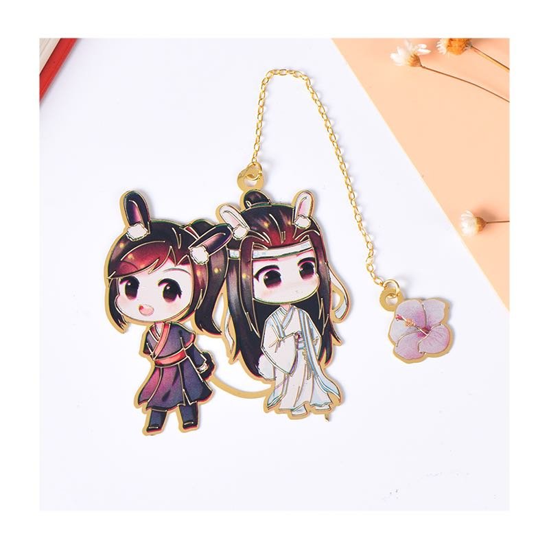 Bookmark kim loại MA ĐẠO TỔ SƯ manhua đam mĩ chibi