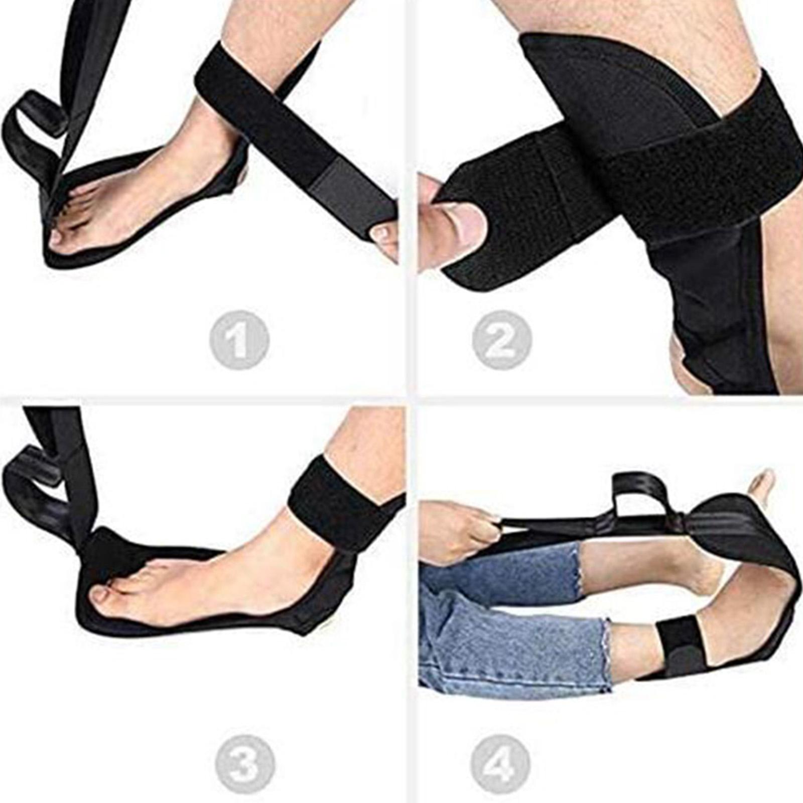 Stretch Strap & Foot Stretcher Set for Plantar Fasciitis Pilates Gymnastics