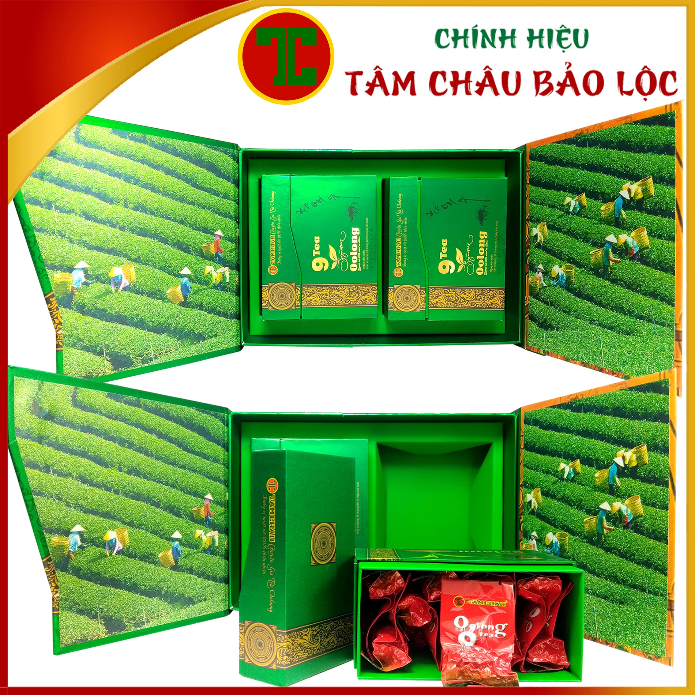 [TÂM CHÂU] TRÀ OOLONG 9 Tea CAO CẤP 320G