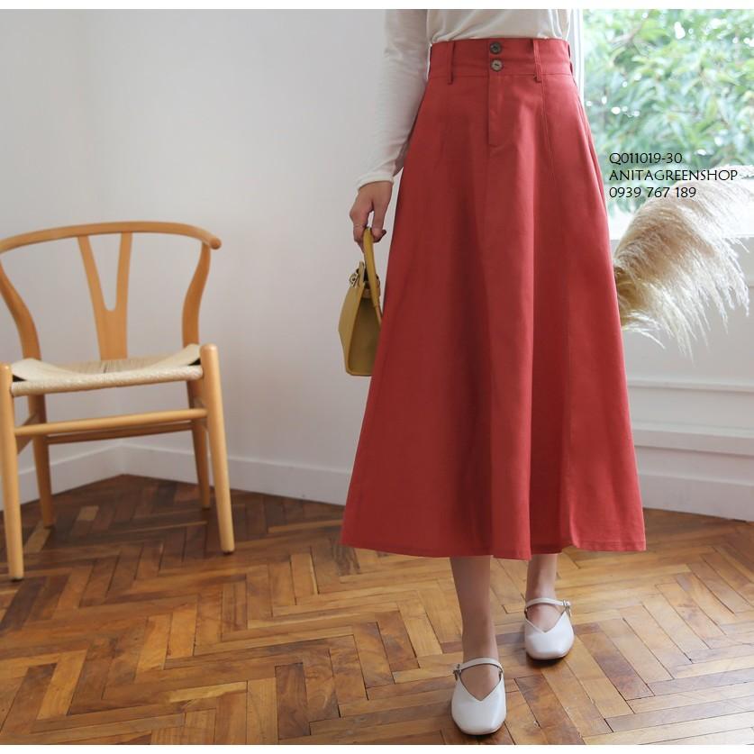 Q011019  CHÂN VÁY XÒE THIẾT KẾ