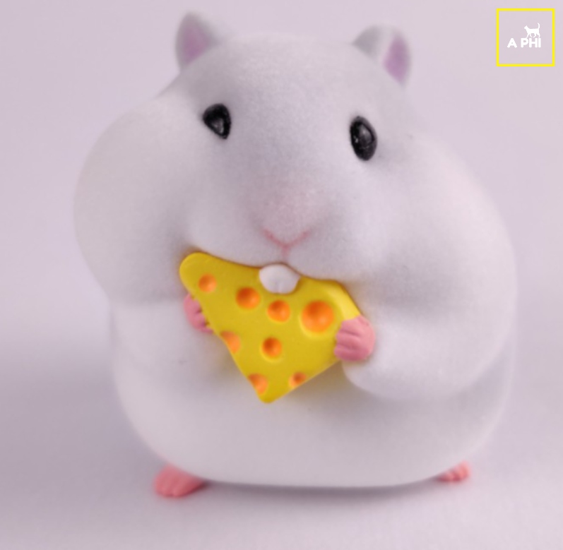 Mô hình chuột Hamster bằng nhựa xinh xắn đáng yêu để bàn trang trí tiểu cảnh