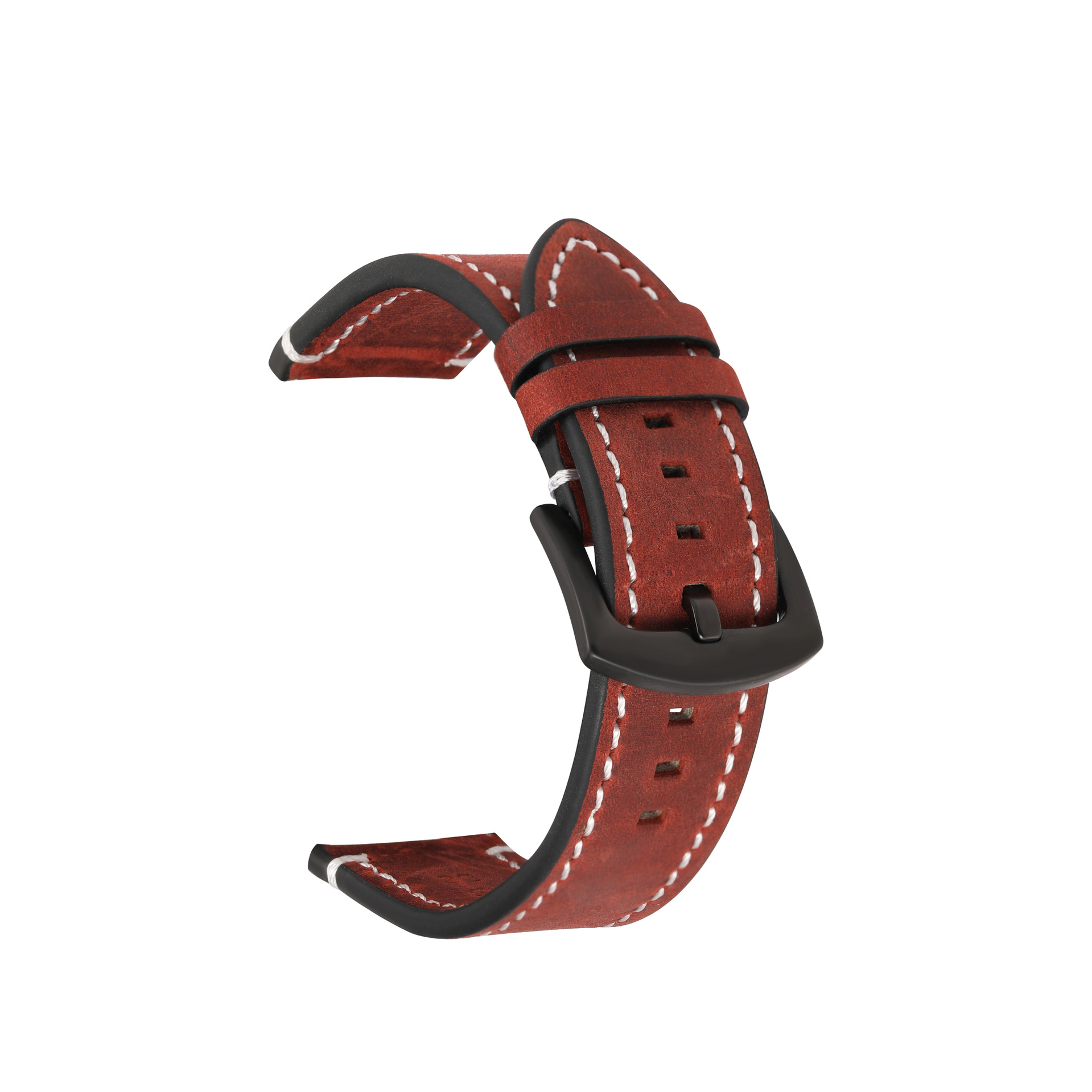 Dây Đồng Hồ Da Bò Sáp Nhiều Màu Kèm Chốt Thông Minh