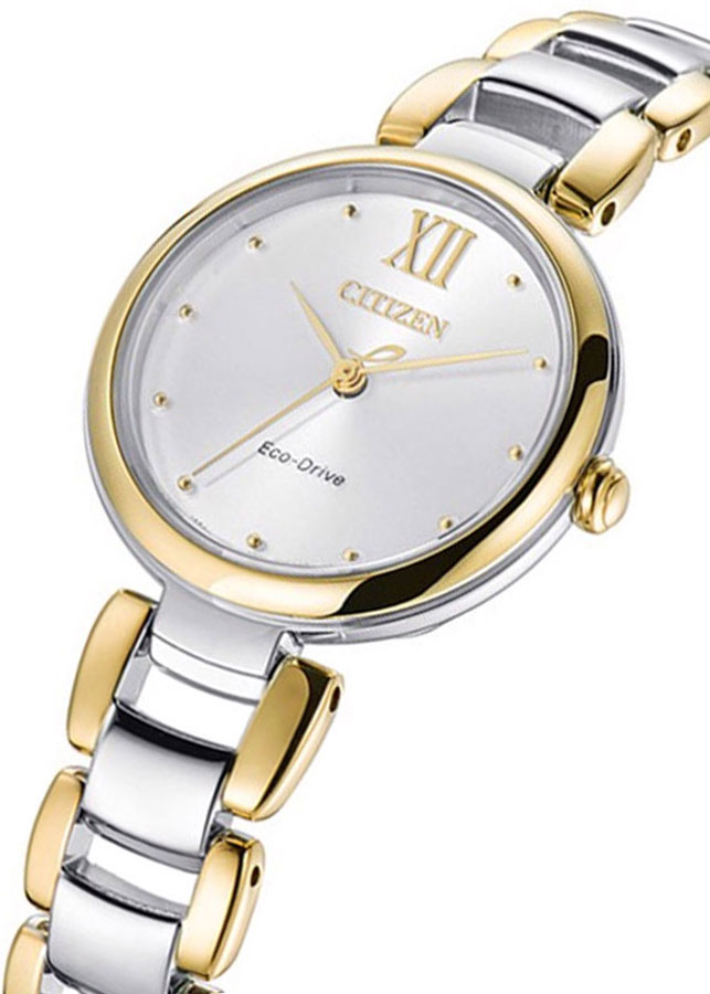 Đồng Hồ Nữ Citizen Dây Thép Không Gỉ EM0534-80A - Mặt Trắng (Sapphire)