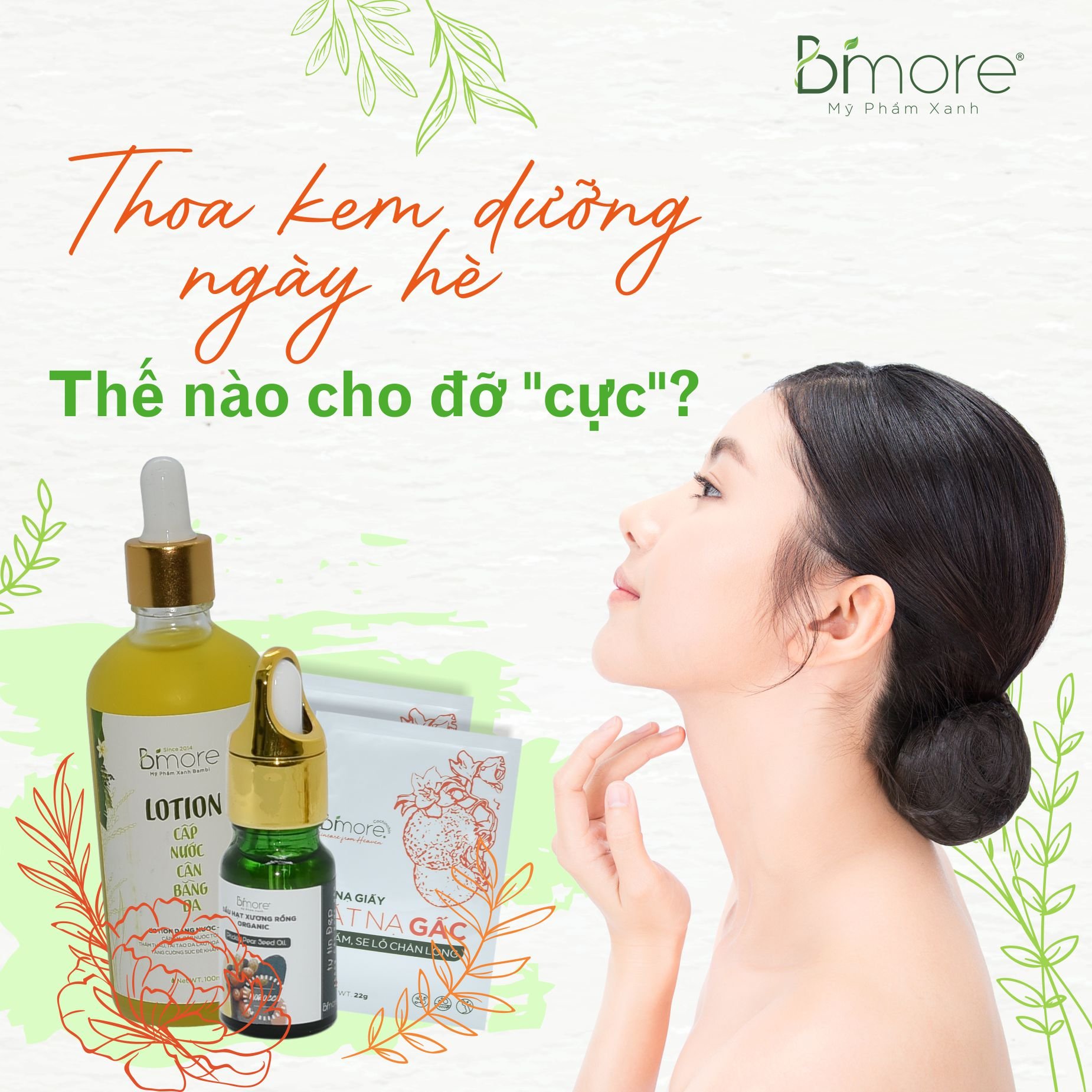 Lotion cấp nước cân bằng da Bimore thẩm thấu cao cân bằng pH cho da_100ml