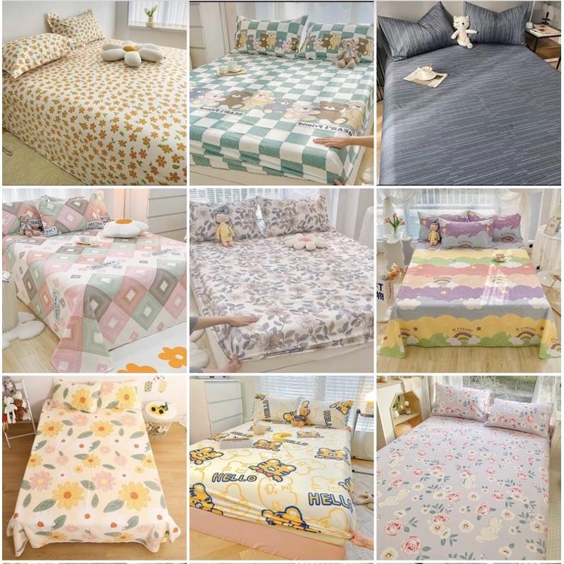 Ga Gối Cotton Living 100%cotton Hàng Nhập Khẩu Cao Cấp 3 Món Nhiều Mẫu Cute