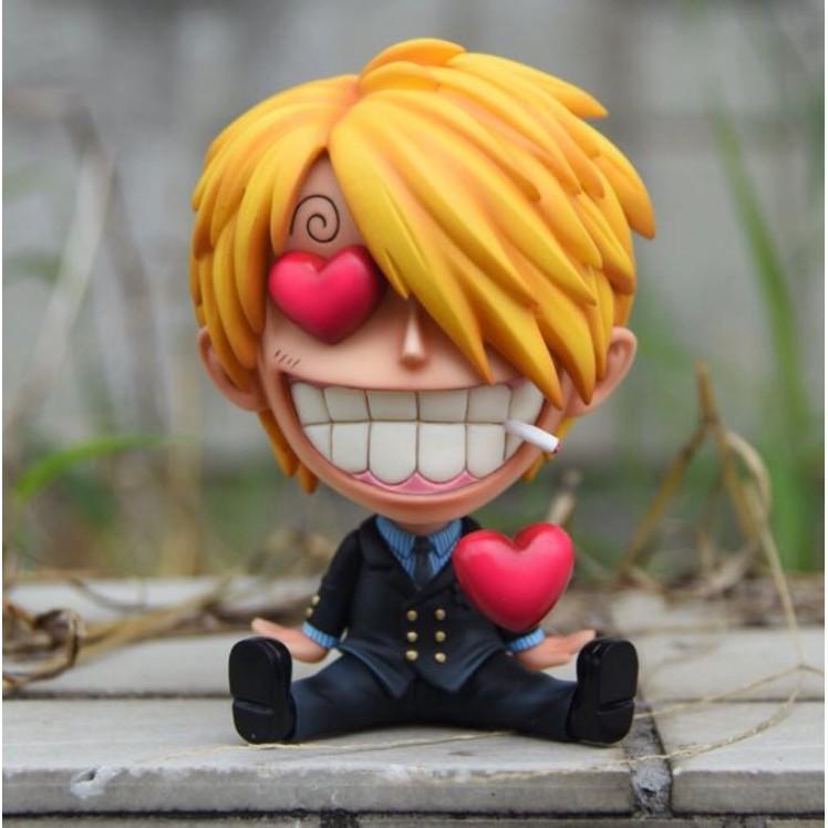 Mô hình One Piece - Mô hình Sanji chibi cực kì nét đẹp màu đậm rõ loại 1