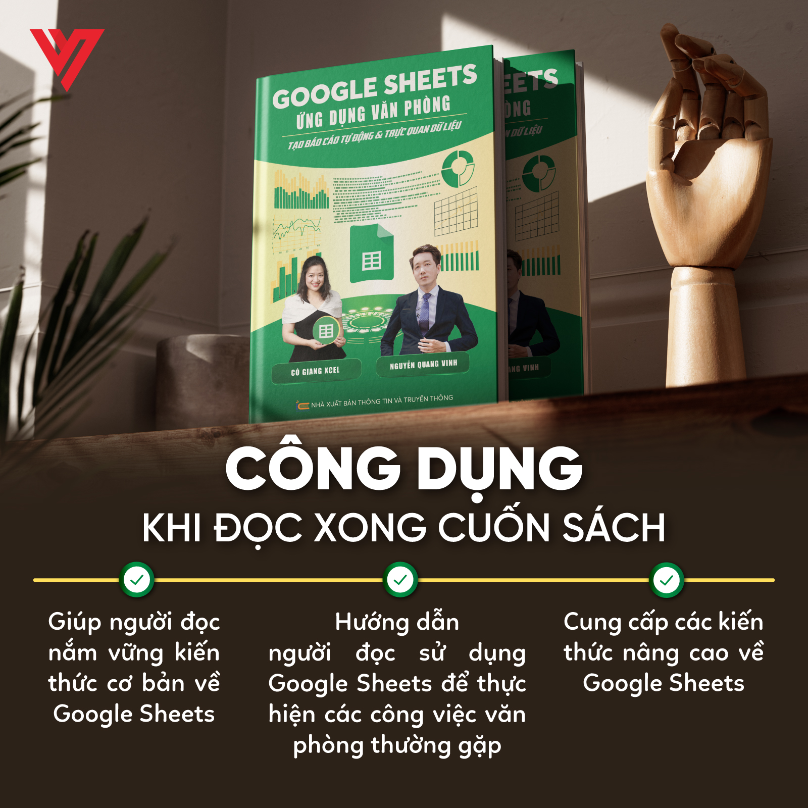 Sách Google Sheets Ứng Dụng Văn Phòng Tạo Báo Cáo Tự Động Và Trực Quan Hóa Dữ Liệu Có Kèm Video Khoá Học