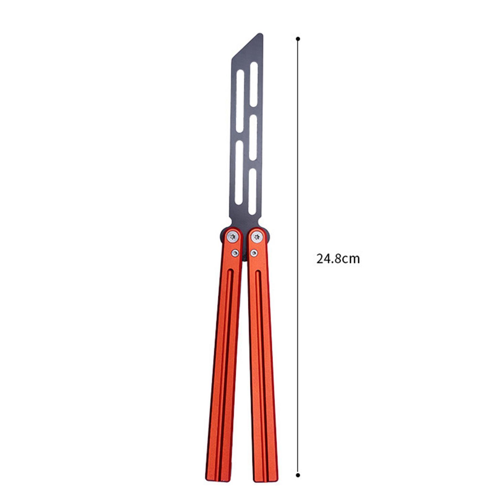 Butterfly Toy Tool Metal Training Tool Dull Blade Folding Dull Tool Trainer