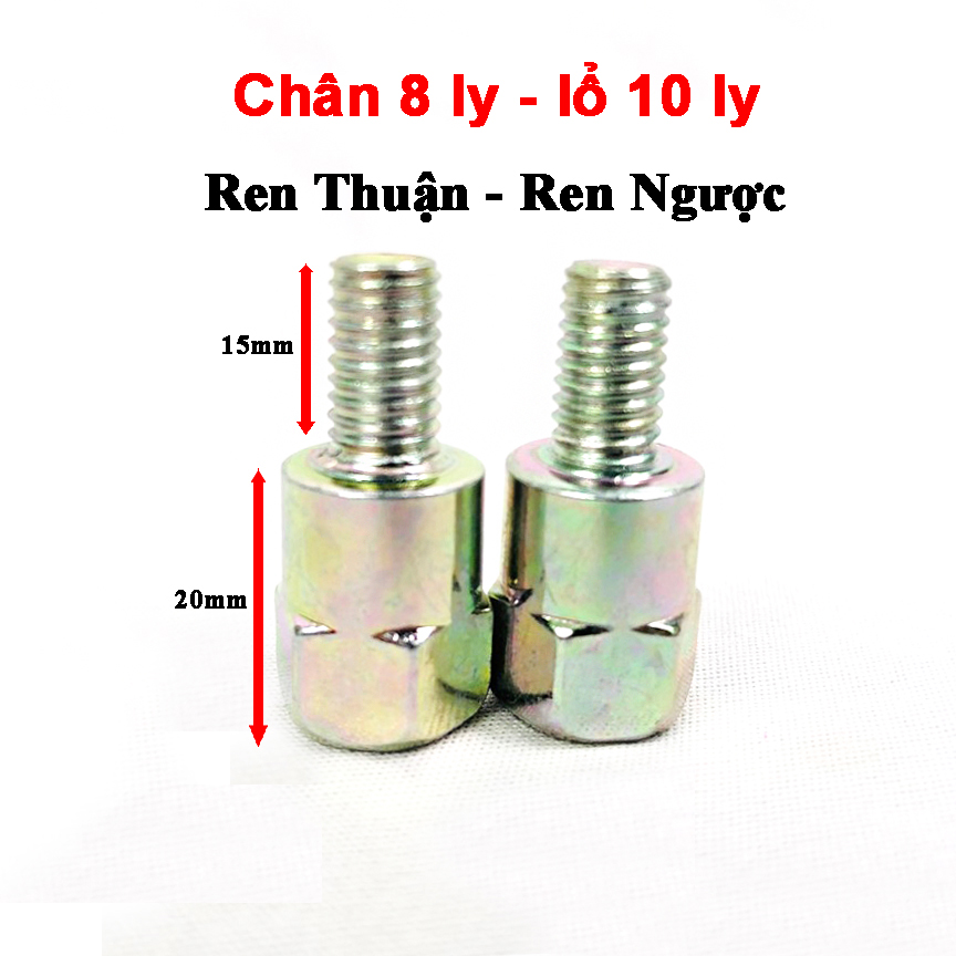 Ốc chuyển ren gắn chân kính xe máy Green Networks Group