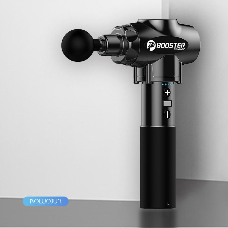 BOOSTER E - 9 mức độ ( 6 đầu massage ) - Máy massage gun thư giãn cơ bắp