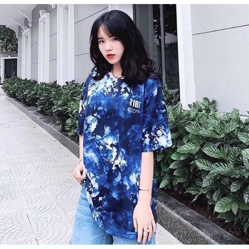 Áo thun nam nữ TIBI form rộng chất thun dày dặn co giãn siêu chất