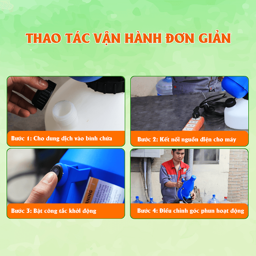 Máy phun sương khử khuẩn 1 cửa phun