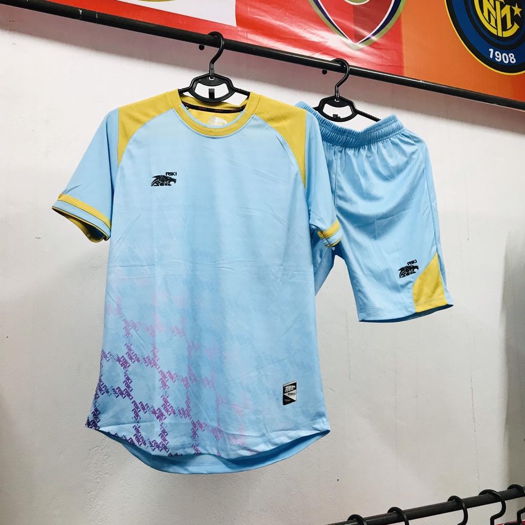 Bộ thể thao Football Riki Crom mẫu quần áo thể thao cao cấp chất vải gai lạnh
