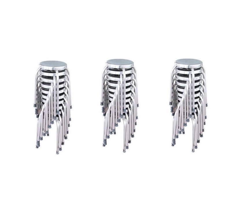 Ghế inox mặt trơn