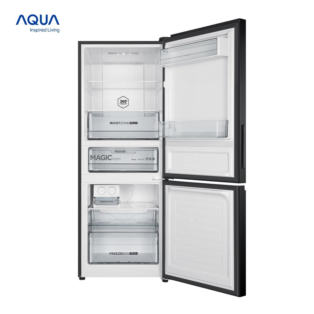 Tủ lạnh ngăn đông dưới Aqua 260 Lít AQR-IG298EB(GB)