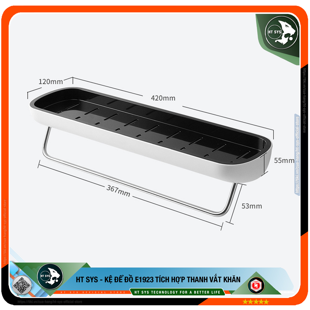 Kệ để đồ nhà tắm HT SYS-COCO-E1923-Chất liệu ABS cao cấp