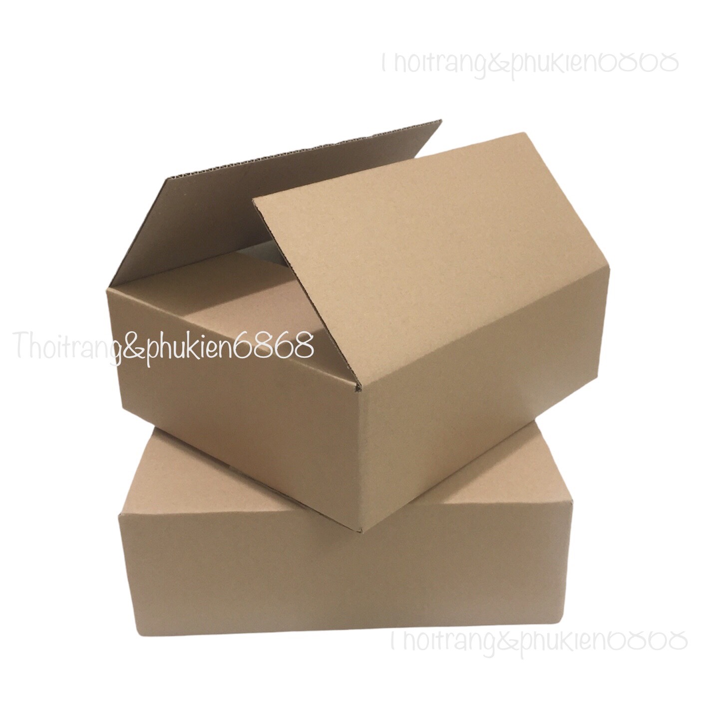 30x25x10 Combo10 hộp carton đóng hàng cỡ vừa, size 30*25*10