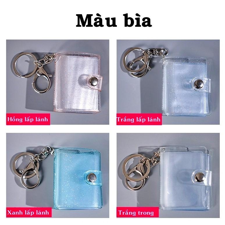 Móc khóa album ảnh và in ảnh theo yêu cầu mini 1 inch, 2 inch dễ thương độc lạ để chìa khoá xe máy