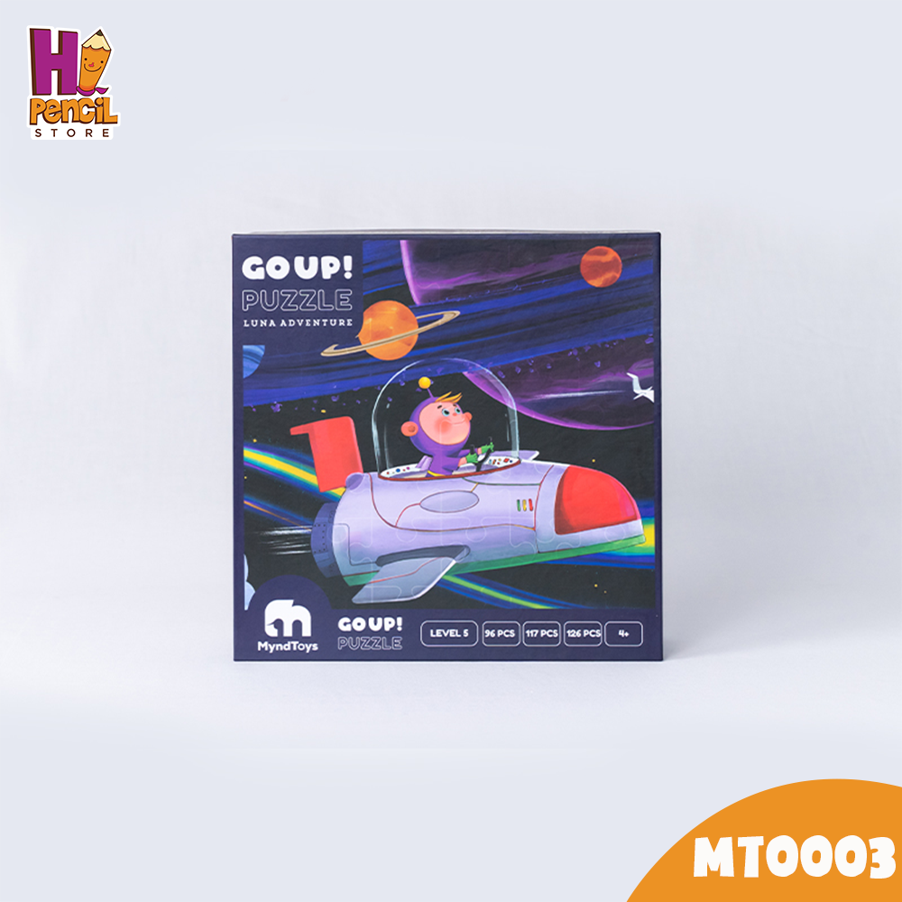Đồ Chơi Xếp Hình Du Hành Vũ Trụ MyndToys Go up Puzzle - Level 5 - Luna Adventure