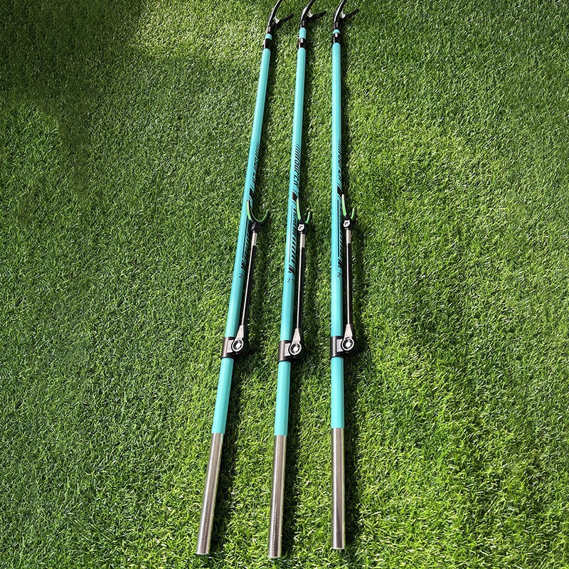 Gác Cần Câu Đài Và Cán Vợt Chất Liệu Cacbon SUPER ROD Xanh Nhã Lam, Kích Thước 2.1m, 2.4m, 2.7m