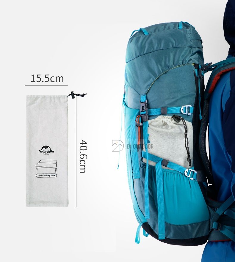 Bàn Nhôm Mini Dã Ngoại Gấp Gọn Naturehike NH17Z001-L