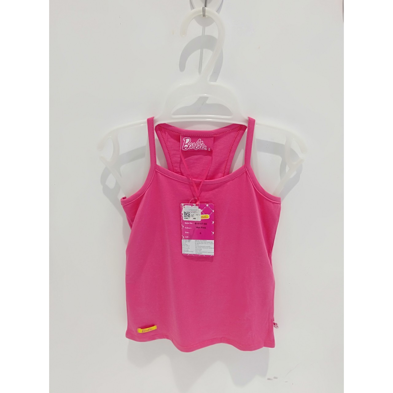 Áo thun 2 dây bé gái Barbie B-5157-68