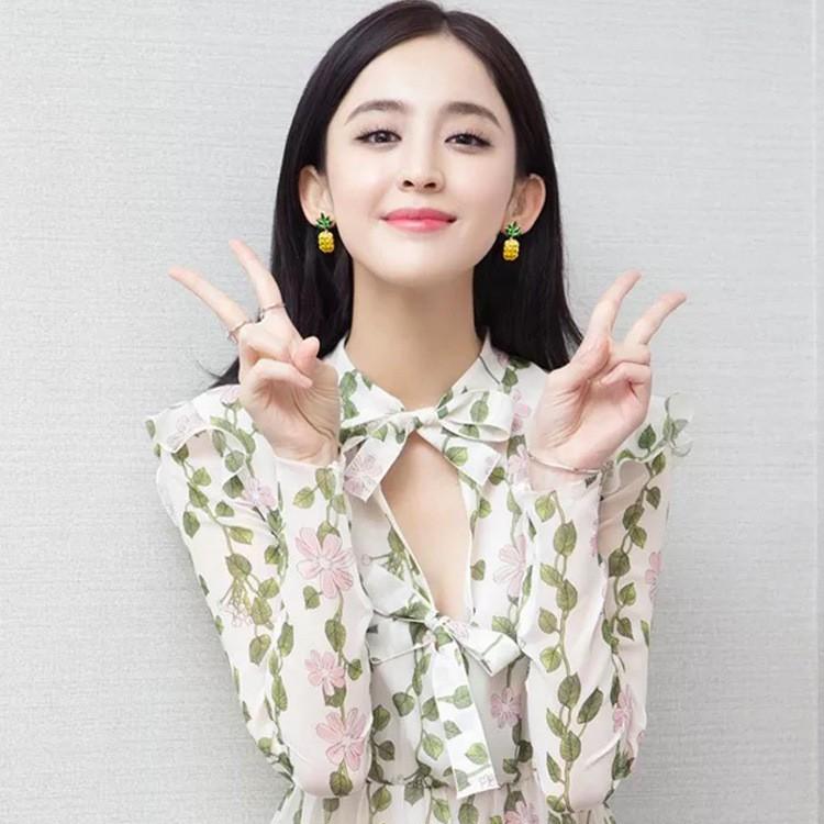 Bông tai trái dứa cute